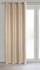 ZÁVES NA KRÚŽKOCH SEMI 140X250 CM VZOROVANÁ