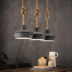 Luster 80-42 3 x Ø28cm Concrete look  - Komfort-nábytok