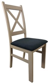 Jedálenská stolička NATE dub sonoma/čierna