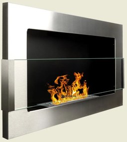 Závesný biokrb na stenu EOS NEREZ SO SKLOM 65x40x12