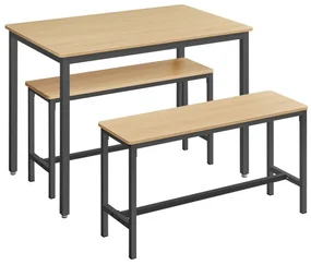 Jedálenský stôl s lavičkami KDT070B09