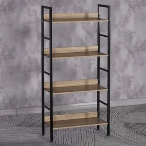 Policový regál hnedý GD-314 OAK