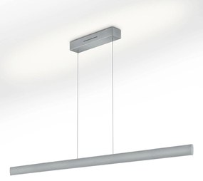Závesné LED svietidlo Runa nikel dĺžka 152 cm