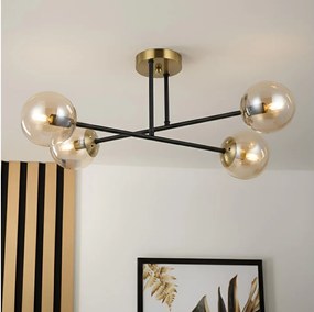 Brilagi - Prisadený luster MALIVA 4xE14/15W/230V zlatý