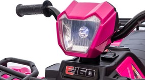 LEAN CARS Elektrická štvorkolka JC915 na akumulátor, ružová
