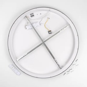 Brilagi - LED stmievateľné svietidlo FALCON II LED/108W/230V 3000-6500K priemer 80 cm čierne + diaľkové ovládanie