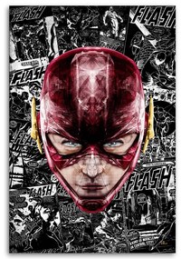 Gario Obraz na plátne Flash červená tvár superhrdinu - Rubiant Rozmery: 40 x 60 cm