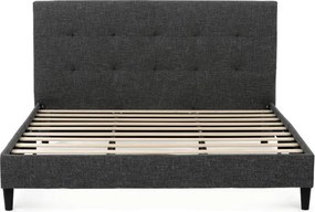 Manželská posteľ sivá 180x200 cm BED-M180 GREY2
