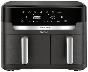 Teplovzdušná fritéza Tefal Dual XXL Easy Fry EY942HE0 Čierna
