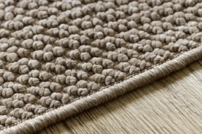 Metrážny koberec CASABLANCA LOOP hnedý