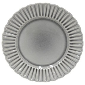 Sivý kameninový tanier Costa Nova Cristal, ⌀ 28 cm