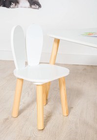 Ourbaby - Detský stolček a stoličky s králičími uškami
