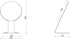 Kozmetické zrkadlo 18x26,5 cm Feys – noo.ma