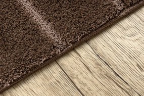 Kúpeľňový koberček SUPREME LINES línie, hnedý