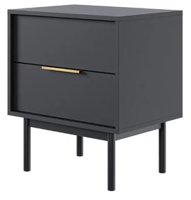 Nočný stolík Viva 54 cm čierny
