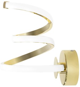 Toolight Toolight, LED nástenné svietidlo s neutrálnym svetlom 4000K 14W APP1053-W, zlatá, OSW-01070