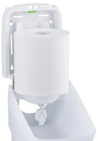 Zásobník na papierové utierky v rolkách Merida Hygiene Control FLEXI, biela