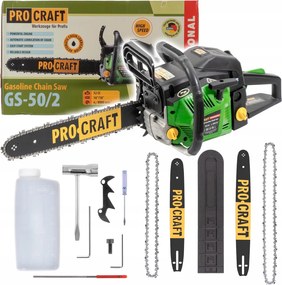 Benzínová reťazová píla Procraft GS-50/2