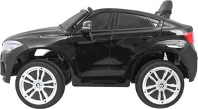 Ramiz Detské elektrické autíčko BMW X6M lakované - čierne SUV + diaľkové ovládanie