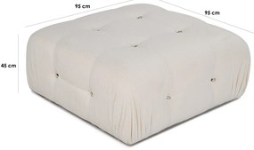 Taburette Bubble Pouffe Beige