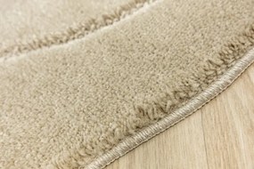 Kúpeľňový koberček Shell svetlobéžový