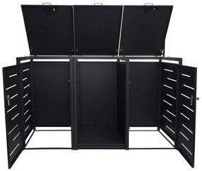 Dvojitý prístrešok na smetiaku a drevo E83