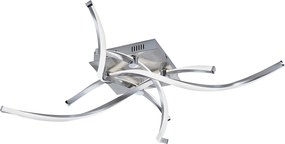 XXXLutz STROPNÉ LED SVIETIDLO, 78/78/17 cm - Interiérové svietidlá - 003467026501