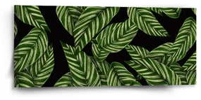 Sablio Obraz Abstrakcia z listov - 110x50 cm