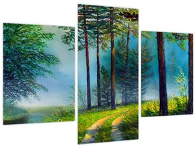 Obraz - Olejomaľba krajiny (90x60 cm)