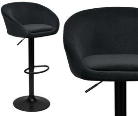 Barová stolička Paterson čierna