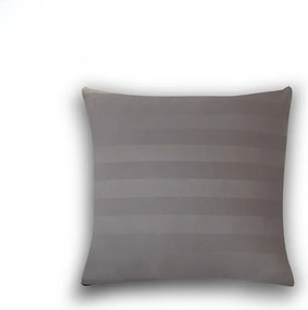 Obliečka na vankúš z mikrovlákna JASMINE 45x45 cm, svetlo sivá