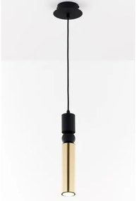 Jupiter 2006 - Luster na lanku ALAS 1xGU10/10W/230V zlatá/čierna
