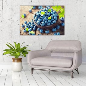 Obraz - Čučoriedky (90x60 cm)