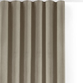 Béžový zamatový dimout záves 200x250 cm Velto – Filumi