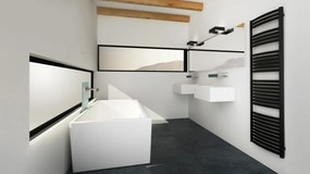 Terma Dexter 860x500 vodný/elektrický radiátor Metallic Black SX