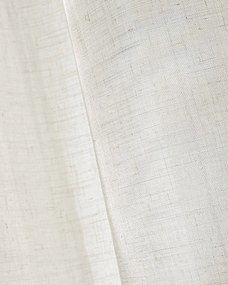 Záves so systémom FLEX (dvojité spony flex) farba produktu béžová látka polopriehľadný, zapletaná