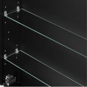 Comodo Zrkadlová skrinka Amata B 60 ZS LED-G s osvetlením Any LED 30 G, zlatá