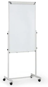 Mobilná otočná tabuľa, flipchart, kombinovaný povrch, 1200 x 700 mm