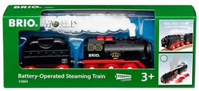 Brio - Parná lokomotíva s vodnou nádržou na batérie