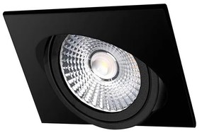 LED Podhľadové svietidlo LED/18W/230V 4000K 11,5x11,5 cm čierna