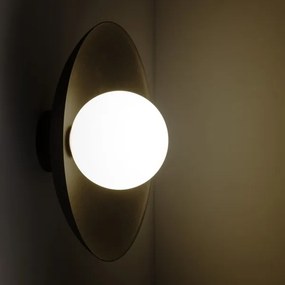 Nástenné svietidlo SLATE 1xG9/8W/230V pr. 28 cm čierna