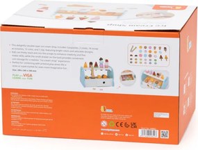 Viga 44842 Drevená mini zmrzlináreň a cukráreň PolarB