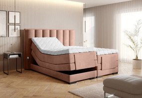 Elektrická polohovacia boxspringová posteľ VERONA Eltap Gojo 101 - svetlo ružová