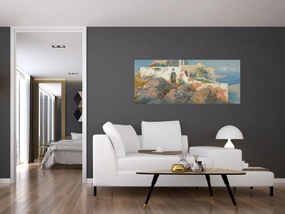 Obraz - William Stanley Haseltine, Santa Maria a Cetrella, Anacapri, reprodukcia (120x50 cm)