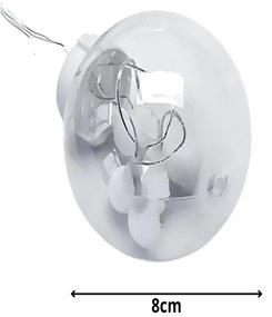 Vianočný svetelný záves 138 LED banky teplá biela