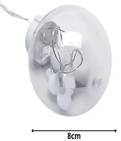 Vianočný svetelný záves 138 LED banky teplá biela