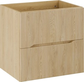 Závesná skrinka Nordic Sky so zápustnými umývadlami 120 cm dub cremona