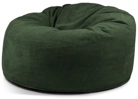 Zelený menčestrový sedací vak Om 135 – SLOWDOWN