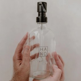 Eulenschnitt Sklenený dávkovač mydla Hand Transparent 500 ml
