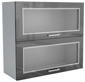 Kuchynská skrinka 80G 20W LUX čierna